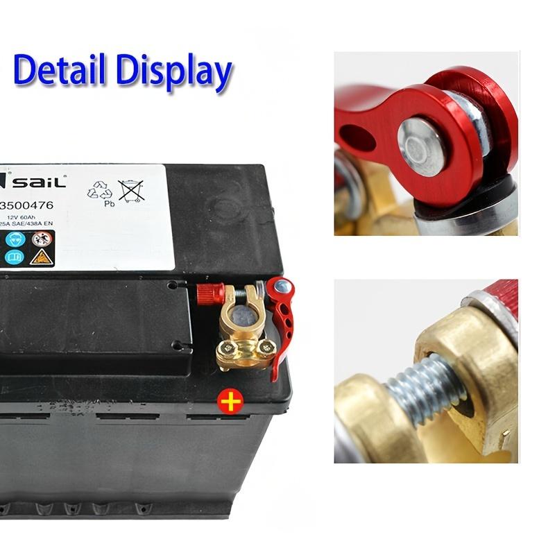 Auto Quick Disconnect Car Battery Main Cable Post Terminal Shut-off Connectors For 12v 6v 24v Boat Race Car Utv Tractor Truck