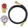 1 Set Air Tank Repair Kit Safety Valve 0-200 PSI Pressure Gauge Carry For Portable Tank Assembl M3Z7