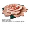 Floral Floor Mat Realistic 3D Visual Effect Flower Carpet Absorbent Floor