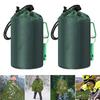 1/2Pcs Emergency Sleeping Bag with Survival Whistle Waterproof Portable Thermal Blanket Lightweight Outdoor Camping