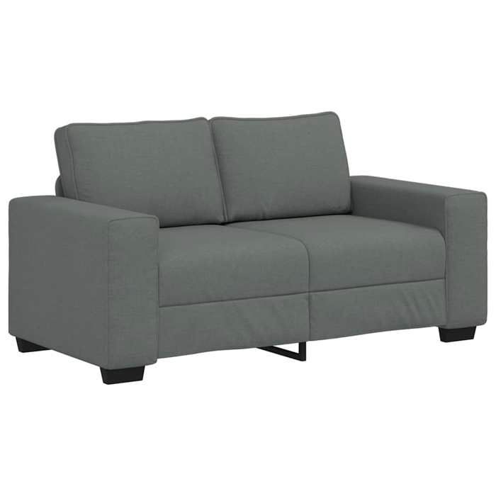 VidaXL 2-seater Sofa Dark Grey 120 Cm Fabric, Sofa, 2-seater Sofa, Fabric Sofa, Divan, Two-seater Sofa, 4105157