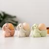Ceramic Egg Cups Rabbit Egg Cup Egg Holder Stand  Bunny Egg Holder for Table Decoration