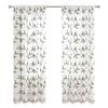 Window Curtain Eye-catching Romantic Long Lasting Embroidery Sheer Curtain Semi Curtain Panels for Living Room