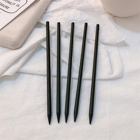 2Pcs Chinese Style Hairpin Black Wood Hair Pin Stick Hairpin Chopsticks Hair Women Long Decoration Hair Accessories