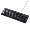 Sanwa Supply Wired USB and 109 Japanese Keyboard, Connection, Antibacterial, Waterproof, Dustproof, Keys, Black, SKB-BS6BK