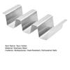 Stainless Steel Taco Holder Double-Sided Tortilla Tray Burrito Holder Taco Display Stand for Sandwiches Waffles