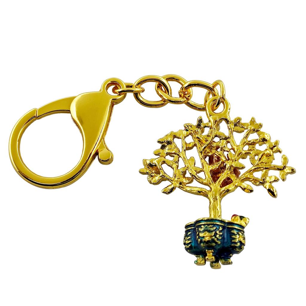 Feng Shui Luck Peach 9 Coin Lucky Birthday W5660 [ISUI] Goods, Enhancement, Tree, Monkey, Keychain, Amulet, Charm, Gift,