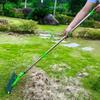 Removable Couch Grass Rake Stainless Steel Soil Aerator Detachable Lawn Thatch Rake Patio