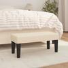 346621 vidaXL Bench Crème 70x30x30 Cm Fabric