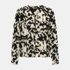 Lenia Print Fluid Blouse V-neck Women