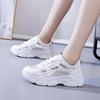 Spring Summer Breathable Casual Sports Shoes Women's Flat Sole Thick Sole INS Trendy 2025 New Style Rubber Face Shoes From China