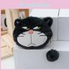 Plush Lucifer Cat Keychain Toy Doll Wallet With Pp Cotton For Everyday Carry