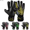 Professional Football Goalkeeper Gloves with Finger Guard Latex Non-Slip Adult Kids Football Game Soccer Goalie Gloves
