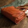 Johnature Genuine Leather Large Handbag Women Bag Natural Soft Cowhide Casual Tote Solid Color Simple Shoulder Bags
