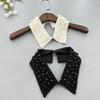 Shawl Collar Sweet Pearls Shawl Matching Cheongsam Qipao Peterpan Collar Decorative Shirt Collar Dress Collar