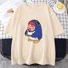 Azumanga Daioh Chiyo Mihama T-shirts WOMEN Manga/Comic Penguin Casual Tshirts 100% Cotton Summer Kawaii/Cute Tee Sense of Design Unisex T-shirt