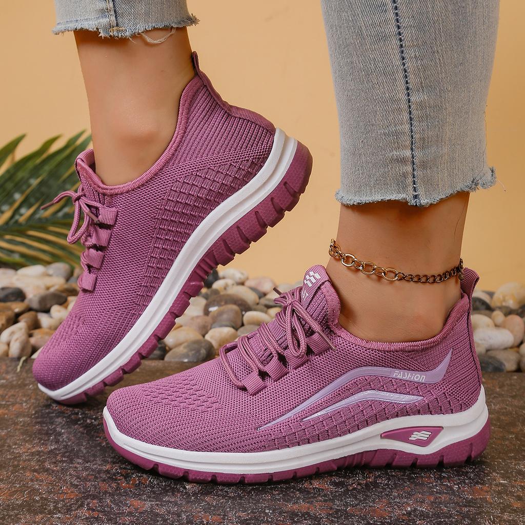Fashion Shoes Autumn 2025 New Fashion Casual Sports Single Shoes Wholesale Trend Flying Weaving Women's Shoes