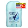 Degree Deodorant 72-hour Lasting Motion Sense Antiperspirant Shower Clean Scent, 14g