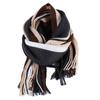 Men Striped Scarf Neck Wrap Winter Warm Fall Scarves Long Tassel Shawl Stole MA