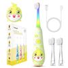 Teeteck Kids Electric Toothbrush, Rechargeable, 2-Minute Smart Timer, Rainbow LED Light, 2 Modes, IPX7 Waterproof, Soft DuPont Bristles, Gift for Boys