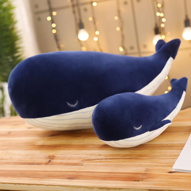Super Soft Plush Toy Sea Animal Big Blue Whale Soft Toy Stuffed Animal Birthday Gift