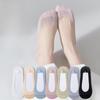 Female Spring and Summer Mesh Deodorant Breathable Ice Silk Shallow Mouth Do Not Drop with Invisible Socks