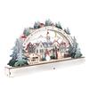 Christmas House LED Christmas Forest Scene Wooden Christmas Village for Shopping Mall Window