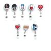 Medical Treatment Doctor Nurse Clip Retractable Keychain Badge Reel Clip ID Card Badge Holder