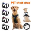 With Name Card No-Pull Pet Dog Harness with Handle Adjustable Reflective Padded Vest