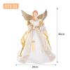 Christmas Doll Standing Treetop Figurine Angel In Gown Home Table Decoration Room Decor Statue Home Accessories Desk Decor