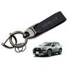 MiJuduo Applicable To Toyota Love for RAV4 50 Series Only Genuine Leather Car Key Ring Key Chain Key Chain Car Logo Car Key Good To the Touch Loss