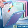 Expanding File Organiser A4 File Holder Paper Documents Storage Folder Plastic Document Letter Tray Office Organizer Desk Storage for Paper Folders