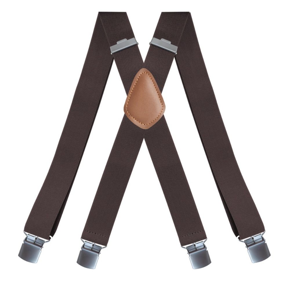 3.5cm Wide Men's Suspenders Adjustable Trouser Straps Belt Casual Braces Suspenders Work Outdoor