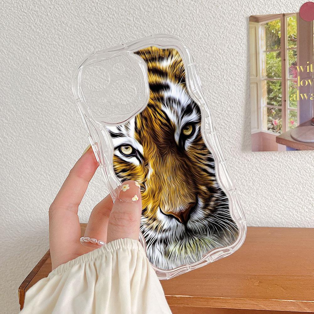 Ae99 Tigers Lion Love Design Art Защитные чехлы для телефонов для Xiaomi Poco X5 F6 Redmi Note 13 12 11 Pro 13C 12C A3 Huawei Honor 90 Wave Задняя крышка из ТПУ