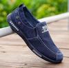 Men Casual Flats Shoes Denim Canvas Slip On Mens Casual Shoes Plimsolls Breathable Male Footwear Spring Autumn Sneakers Flat