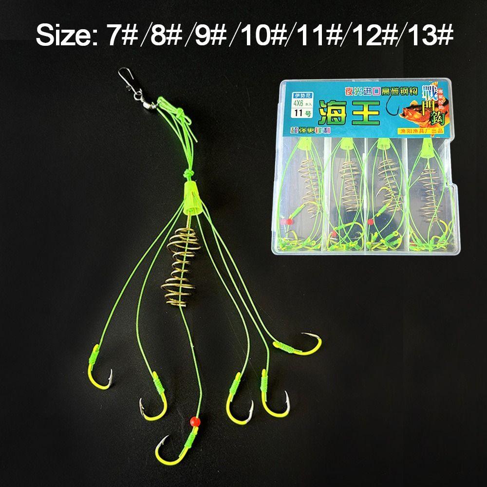 Carbon Steel Bait Fishhooks Hanging Tackle Stainless Steel Feeder hook Fishing Bait Fishing