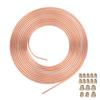 316in OD 25ft Copper Nickel Brake Line Tubing Kit Coil and Fitting Perfect Flexibility