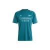 Adidas Arsenal Tiro 23 Training Jersey, Letter Print Spliced, Short Sleeve, Football Men Tops Rich-Green HZ2206