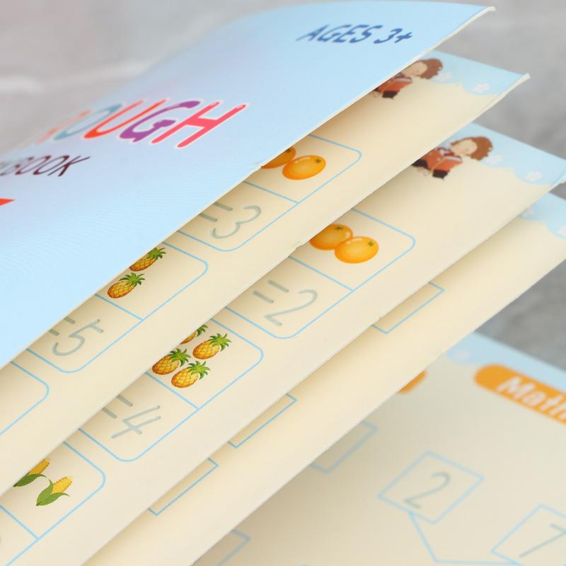 Preschool Grooved Handwriting Practice Book, Reusable Grooved Writing Books,Handwriting Book Practice For Kids