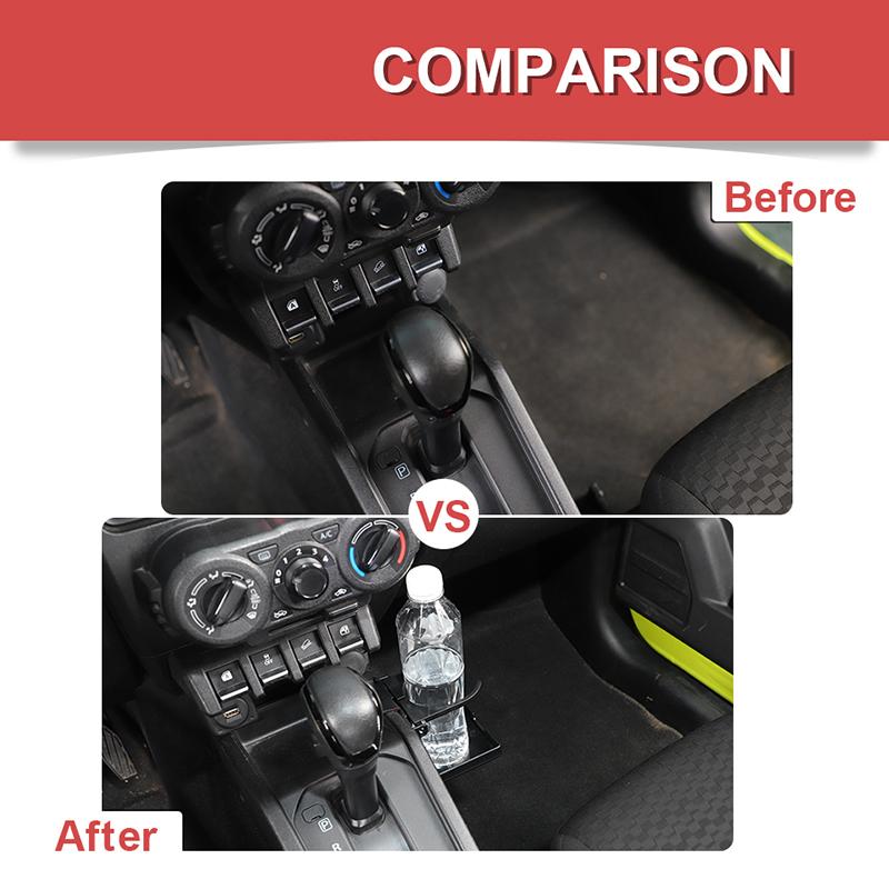 Gear Shift Water Cup Holder Bracket Rack Support For Suzuki Jimny 2019 Interior Accessories