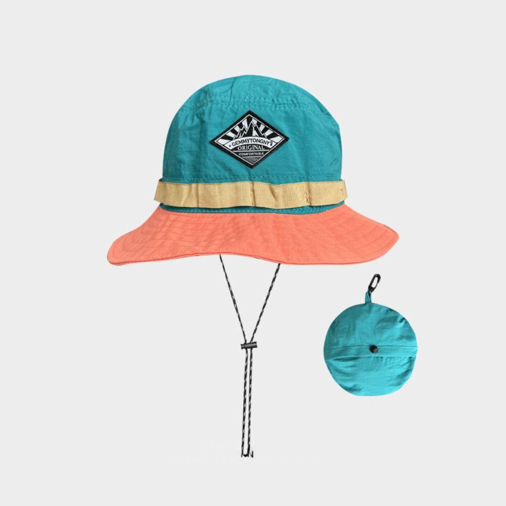Quick-drying Fisherman Hat Visor Bucket Hat Mountaineering Packable Hat  Women