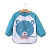Baby Cute Cotton Bibs Waterproof  Cartoon Baby Long Sleeve Burp Choth Infant Eating Children Drawing Apron Baby Self Feeding Bib