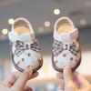 Summer Baby Girl Anti-slip Squeaky Velcro Bow Sandals - First Walker Shoes