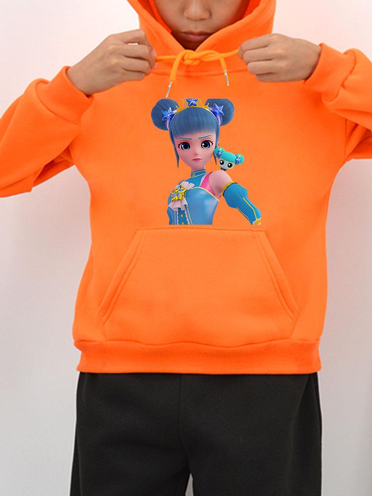 Tini Ping Hoodies Sweatshirt Autumn Anime Hoodie Kids Clothes Girls Y2k Sudadera Boys Fleece Pullover Jacket Children Clothing