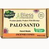 Palo Santo 100%-Natural-Incense-Cones Handmade-Hand-Dipped Organic-Chemicals-Free for-Purification-Relaxation-Positivity
