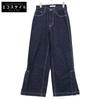 ETRE TOKYO Indigo Straight Silhouette Side Slit Denim Bottoms S blackUsed