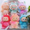 Macaron PVC Face Keychain Desktop Cute Cartoon Bag Pendant Decoration Doll Plush Toy