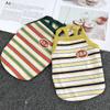 Spring Summer Dog Striped Vest Fresh Striped Pet Clothes Dog Camisole Teddy Bear Vest Dog Costumes Dog Shirts for Dogs