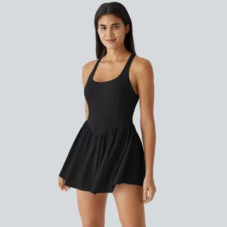 Women's Summer Sports Skirt: Cross-Border Tennis, Golf, and Yoga Dress with Built-In Shorts