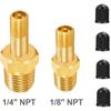 1/4 NPT 1/8 NPT M10 Air Compressor Tanks Fill Valve Brass Automobile Tire Valve Core